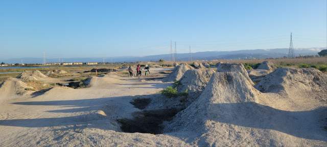 Foster city bike jumps.